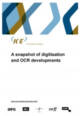 A Snapshot of Digitisation & OCR Developments
