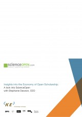 Insights into the Economy of Open Scholarship: A look into ScienceOpen with Stephanie Dawson, CEO