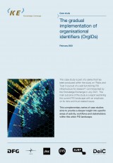 The gradual implementation of organisational identifiers (OrgIDs)